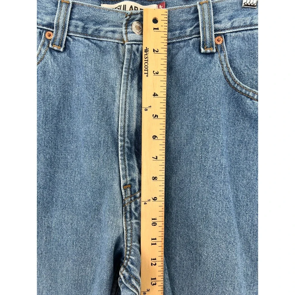 Levis 505 Jeans Mens 38X30 (36x29 Actual) Blue‎ Regular Fit Straight Leg